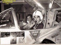 Pirassununga,anos 60, Albino e Delfino Frente, Jato T-37C de treinamento. (Small)